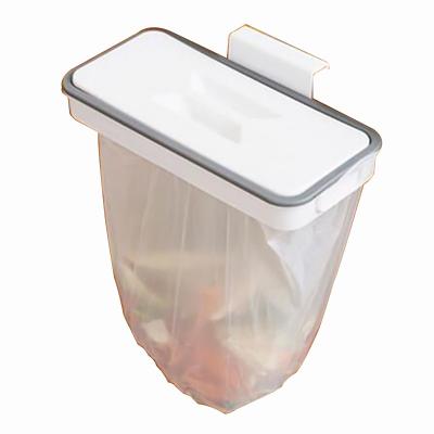 China Sustainable Kitchen Waste Bag Holder Plastic Hanging Garbage Bag Holder for sale