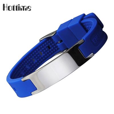 China FASHIONABLE Promo Elements Bio Energy Fitness Sport Silicone Wrist Band Power Bank for sale