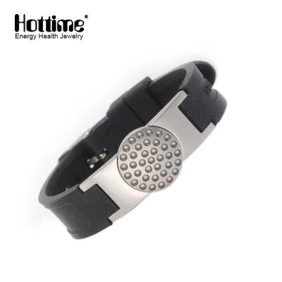 China FASHIONABLE Replaceable Marker Power Ball Magnetic Golf Wristband for sale