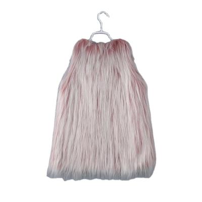 China 2021 High Quality Clothing Girls Faux Fur Breathable Promotional Vest for sale