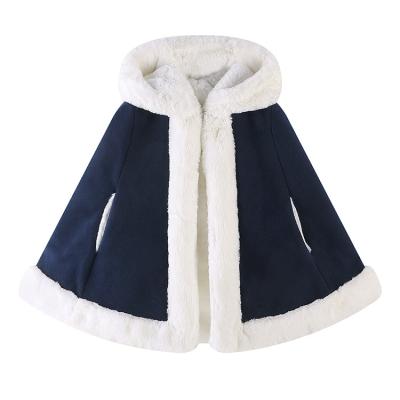 China New Design Breathable Fashion Winter Imitation Rabbit Woolen Girl Warm Shawl for sale