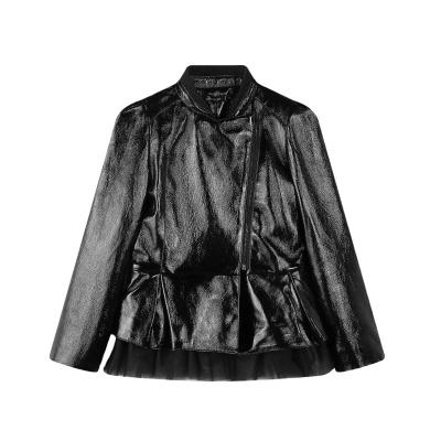 China Best Price Top Quality New Price New Girls Pu Shiny Jacket Breathable Type for sale