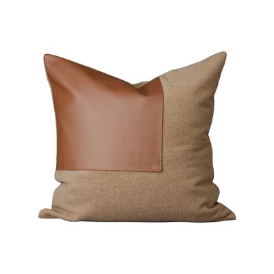 China New Style Anti-static Modern Simple European Light Luxury American Style Cushion Cover For Room Pattern Tweed for sale