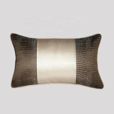 China Customized Viable 100% Decorative Pillowcase Polyester Fabric Waist Support Pillows for sale