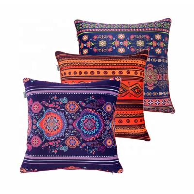 China Eco-friendly Style Multi Colored Bohemian Home Decorative Cushion Cover Cushion Meditation Pillow Case for sale