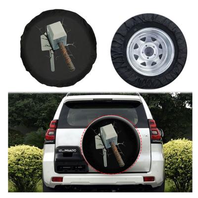 China Types Universal Car Tire High Quality Custom Color PVC Car Tire Spare Part Cover for sale