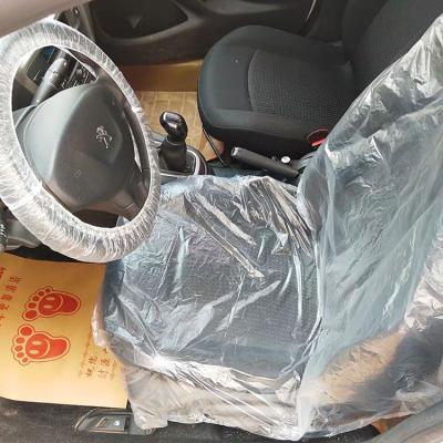 China All Kinds Of Style Factory Direct Customizable Disposable Clear Transparent Waterproof Plastic Sheet Car Seat Cover For Car Seat for sale