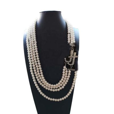 China JJ's Newest FASHIONABLE Custom Jewelry Jack And Jill Of America Pearl Necklace for sale