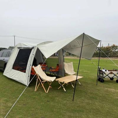 China Extended Type High Quality Trunk Tent Wholesale Car Trailer Tent REDYUT Hot Selling Waterproof UV Proof Extending Camping Tent for sale