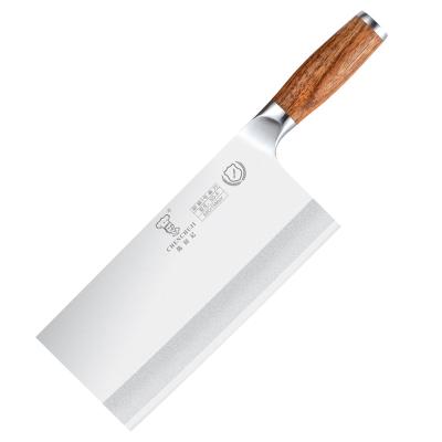 China Full Stocked Tang Knife Chinese Meat Cleaver Knife Cutting Kitchen Knife With Wooden Handle for sale