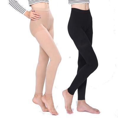 China Antibacterial Help Relieve Swell Edema Varicose Veins Compression Tights Medical Legging 15-20mmHg Tights for sale