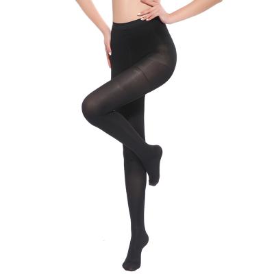 China Women Winter Compression Antibacterial 680D Tights Slimming Stockings Pressure Hip Stovepipe Warm Black Pantyhose for sale