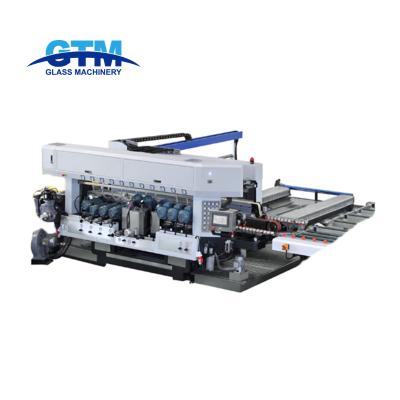 China Building Material Shops 22 Shafts Edge Polishing Machine Washing Glass Sandblasting Double Beveling Beveling Miter Machinery for sale