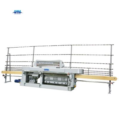 China Professional Custom Building Material Shops Glass Flat Edger and Variable Miter Machine with Dual Rubber Wheels for sale