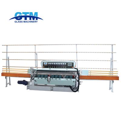 China Hotels 9 Axes Glass Beveling Machine With PLC Control , ABB Motors for sale