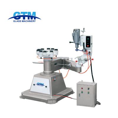 China Building material shops GY1 enternal glass shape honing machine washing drilling beveling polishing dreaking beveling sandblasting processing machinery for sale