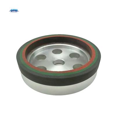 China Glass Form Edging Machine 3 Color Resin Polish Wheels Glued Edging Wheel Cup Form For Form Edging Machine for sale