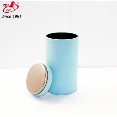 China Wholesale Recyclable Round Tea Tin, Promotional Tin Can, Coffee Tin Can for sale