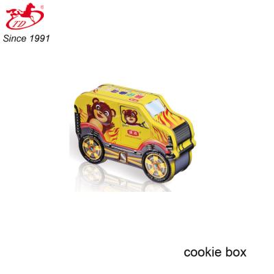 China Recyclable Car Shape Special Cookie / Candy / Cake / Chocolate Tin Box for sale