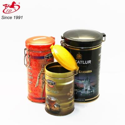 China Recyclable Decorative Coffee Tin Can / Coffee Tin Cans For Packaging for sale