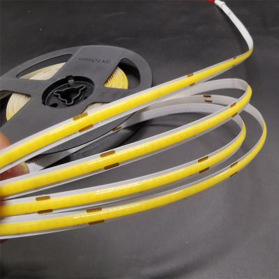 China New Ultra Thin Hotel Release 6mm COB LED Strip 378 LEDs/m Super Bright CRI 80 90 LED COB Strip for sale