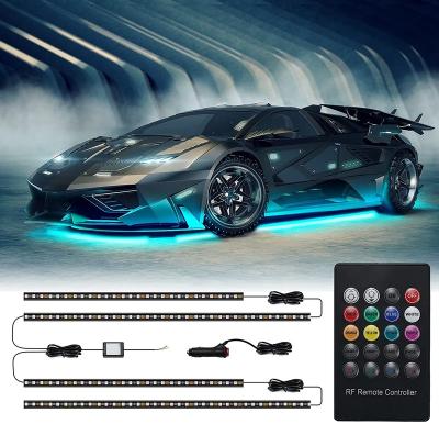 China Underglow Outdoor Flexible Light Tube Car Underbody Car Neon Lights APP Remote Control Flow Detach RGB LED Strip Lamp BS-CS015 for sale