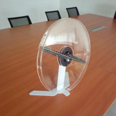 China Indoor Outdoor Window 3D Hologram Advertising Projector Display Fan WiFi APP Control With Acrylic Cover for sale