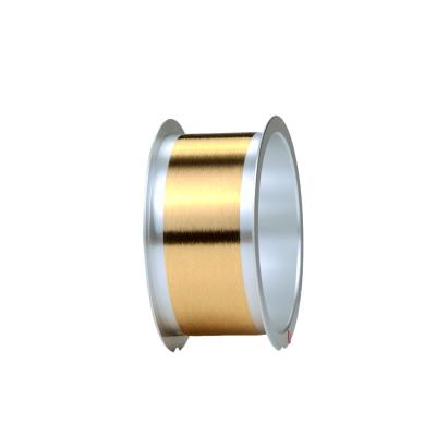 China 99.99% High Purity Gold Plated Copper Wire High Elasticity Corrosion Resistant for sale