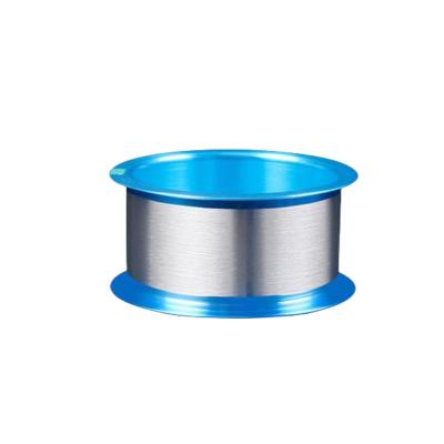 China Cables de cobre recubiertos de Pd ultrafinos con recubrimiento azul brillante de alta resistencia 0.01 mm de núcleo de plata de cable de unión para semiconductores y ensamblaje de dispositivos 5G en venta