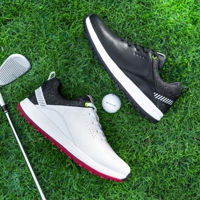 China TPR Suppliers Wholesale Professional Custom Mens Golf Shoes Men Zapatos De Golf Piel Hombre for sale