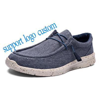 China Wholesale Custom Lightweight Classic Style Latest Men's Casual Loafers Shoes Canvas Boat Shoes For Men for sale