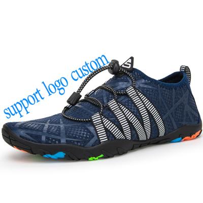 China Low MOQ New Custom Designed Breathable Sand Beach Aqua Water Rubber Walking Shoes Unisex Unisex for sale