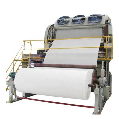 China Factory Automatic Paper Production Line Facial Tissue Toilet Paper Making Machine For Sale for sale