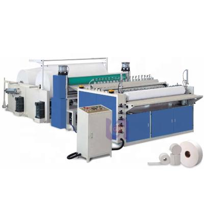 China Factory Tissue Paper Embossing Roll Toilet Paper Rewinding Machine With Paper Slot for sale