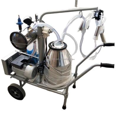 China Farms Electric Vacuum Pump Cow Milking Machine With Oil Free Pneumatic Pulsator for sale