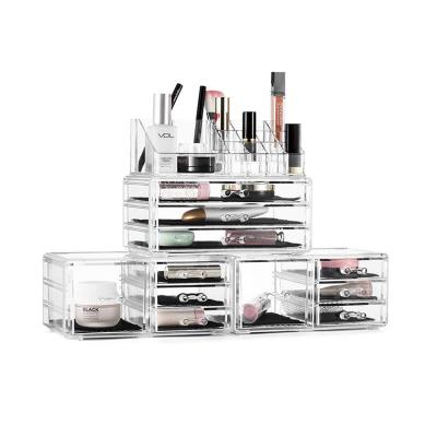 China Custom Wholesale Sedex Viable Certification Makeup Storage Organizer Multifunctional Acrylic for sale