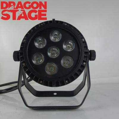 China Warehouse Dragonstage 7 Pcs 4 in 1 RGBW(A) 10w Led Par Light Stage Strobe Light Led for sale