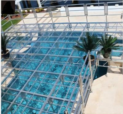 China Outdoor clear aluminum swimming pool stage/aluminum deck concert stage riser stage sale for sale