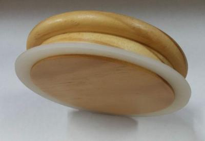 China Rubber Wooden Seal Jar Lids With Gasket Pilfer Proof Environmental 110mm x 21mm for sale