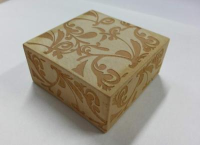 China Custom Square Wooden Caps Environmentally Friendly 55 x 55 x 26 mm for sale