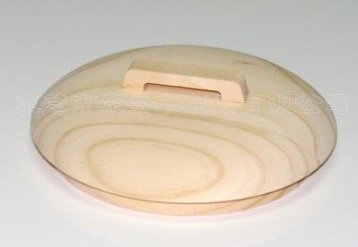 China Convex Top Solid Wood Lids Environmental Friendly Rubber Clear Gasket 131 x 26mm for sale