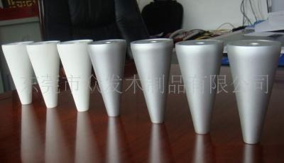 China Cone Modern Wooden Furniture Legs 90 X 160 mm Wooden Tapered Legs for sale