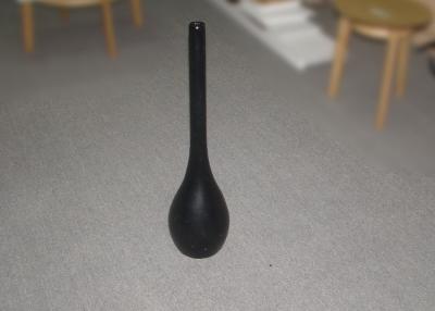 China Black Unique Wood Lamp Holder Long Thin For Room Decor Diameter 200 X 700 mm for sale