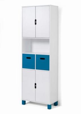 China Double Unit Spa High Cabinet MDF Pine Legs 650mm x 300mm x 1800mm for sale