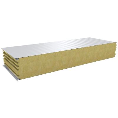 China HUAZUN Fire Protection Building Board Rock Wool Sandwich Structural Roof Panel for sale