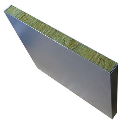 China HUAZUN Fire Protection Best Price Easy Installation Rock Wool Sandwich Panel For Roof And Wall for sale