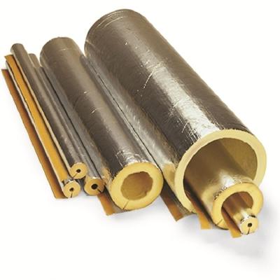 China Fire Protection Aluminum Foil Covered Microwave Oven Insulation Glass Wool Pipe Glass Wool Line for sale