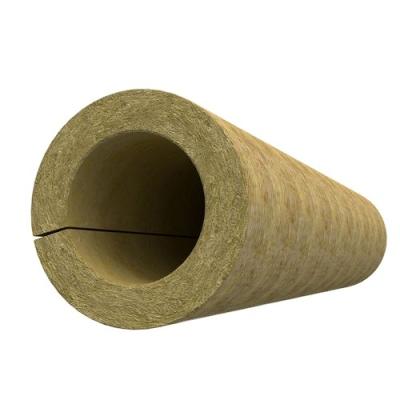 China HUAZUN Fire Protection Piping System Heat Resistant Insulation Rock Wool Tube Pipe High Density Mineral Jacket for sale