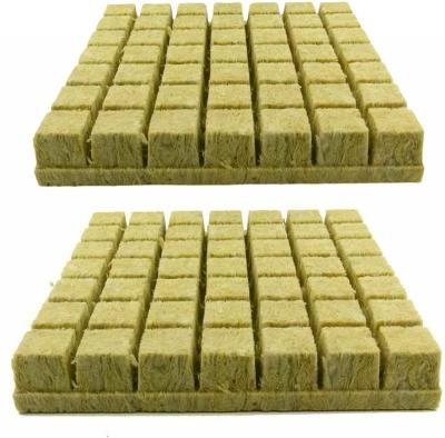 China HUAZUN Fire Protection Growing Media Selection Hydroponic Planting Rockwool Block for sale