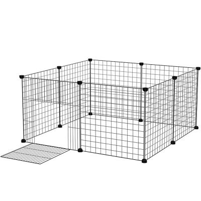 China DIY Breathable Indoor Outdoor Movable Small Detachable Dog Cage Animal Fence for sale